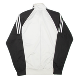 ADIDAS Mens Track Jacket White Colourblock S