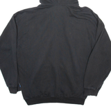 ADIDAS STRIPED Womens Black Hoodie UK 10