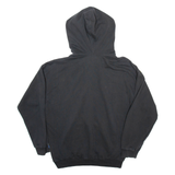 ADIDAS STRIPED Womens Black Hoodie UK 10