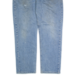 CARHARTT Mens Jeans Blue Regular Straight W36 L30