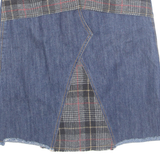 RAY CASSIN Womens A-Line Skirt Beige Knee Length Denim M