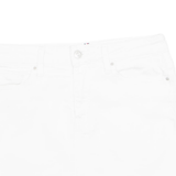 TOMMY HILFIGER Womens Mini Skirt White Short S