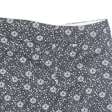 PUMA Womens Skater Skirt Black Short Floral UK 8