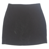 ZARA Womens Straight Skirt Black Short XS