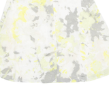 CALVIN KLEIN JEANS Womens A-Line Skirt Yellow Short Floral L