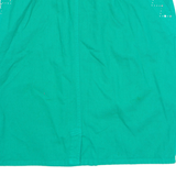 YARELL Womens Pencil Skirt Green Knee Length 90s Denim UK 16