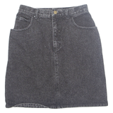 GUESS Womens Straight Skirt Black Short Denim S