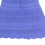TOMMY HILFIGER Womens A-Line Skirt Blue Short UK 8
