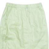 Womens Straight Skirt Green Knee Length UK 10