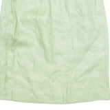 Womens Straight Skirt Green Knee Length UK 10