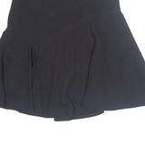 ZARA Womens Flare Skirt Black Knee Length UK 10