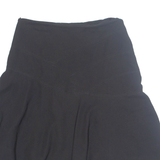 ZARA Womens Flare Skirt Black Knee Length UK 10
