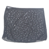 Sheer Stretch Dimonte Womens Mini Skirt Black Short M