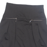 ZARA Womens A-Line Skirt Black Short XS