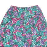 SOUTHERN LIGHTS Womens A-Line Skirt Green Midi 90s Floral L