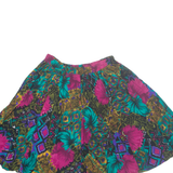 M.J.CARROLL Womens A-Line Skirt Blue Knee Length Floral M