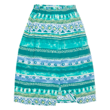 SOUTHERN LADY Womens A-Line Skirt Green Midi Geometric UK 12