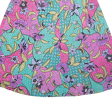 ALFRED DUNNER Womens A-Line Skirt Purple Midi Floral M