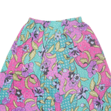 ALFRED DUNNER Womens A-Line Skirt Purple Midi Floral M