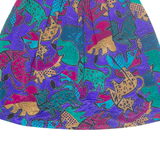 CAMPUS CASUALS OF CALIFORNIA Womens A-Line Skirt Blue Midi M