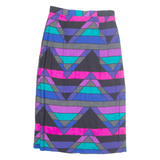 JONATHAN MARTIN Sophisticates Womens Pencil Skirt Blue Midi Geometric UK 10