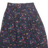 ROBBI-I Womens A-Line Skirt Black Midi Spotted M