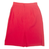 Womens Straight Skirt Red Midi M