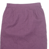 NIKKI Womens Straight Skirt Purple Midi M