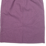 NIKKI Womens Straight Skirt Purple Midi M