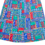 SPECIAL EFFECTS Womens A-Line Skirt Blue Midi Floral M