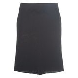 ELENA MIRO Womens Straight Skirt Black Long XL