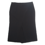 ELENA MIRO Womens Straight Skirt Black Long XL