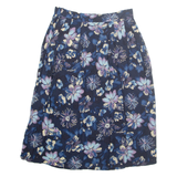 SAG HARBOUR Womens A-Line Skirt Blue Midi L