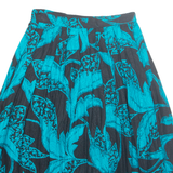 MELROSE Womens A-Line Skirt Blue Midi Floral S