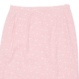 Womens Straight Skirt Pink Midi Floral M