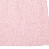 Womens Straight Skirt Pink Midi Floral M