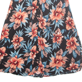 NEW LOOK Womens A-Line Skirt Black Midi Viscose Floral UK 8