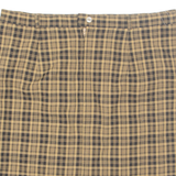 CITY LIFE Womens Pencil Skirt Brown Knee Length Check L