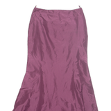Womens Trumpet Skirt Purple Long L