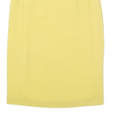 Womens Pencil Skirt Yellow Midi S