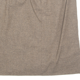 Womens Pencil Skirt Brown Midi XL