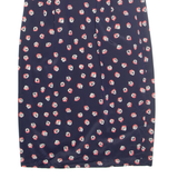 WORTHINGTON Womens Straight Skirt Blue Midi Floral M