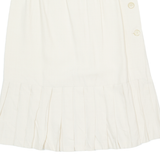 Womens A-Line Skirt Cream Midi M