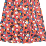 HATTIG MODELLE Womens A-Line Skirt Red Long Spotted L