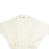 YESSICA Womens Blouse Yellow Collared L