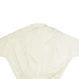 YESSICA Womens Blouse Yellow Collared L