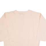 FULL POWER Womens Shirt Blouse Pink 3/4 Sleeve Striped M