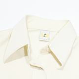 BATICK BAY Womens Shirt Green Collared S