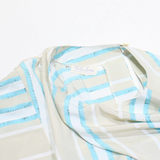 Womens Blouse Blue Long Sleeve Striped M