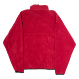 HARD ROCK CAFE Orlando Mens Fleece Red 1/4 Zip 90s L